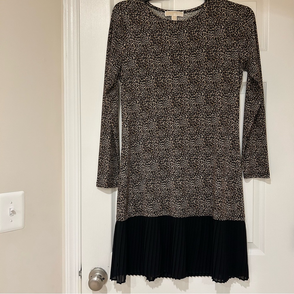 Michael Kors Leopard Print Dress Size M